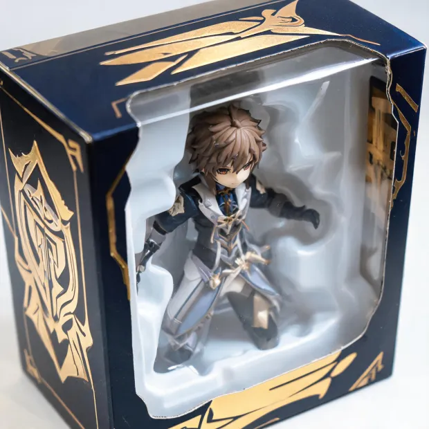 Gift packaging close up