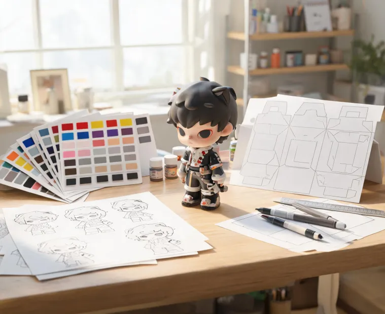 Collectible production planning desk